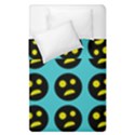 005 - Ugly Smiley With Horror Face - Scary Smiley Duvet Cover Double Side (Single Size) View2