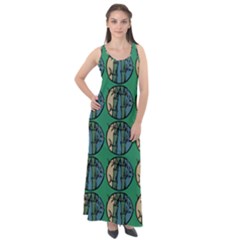 Bamboo Trees - The Asian Forest - Woods Of Asia Sleeveless Velour Maxi Dress by DinzDas