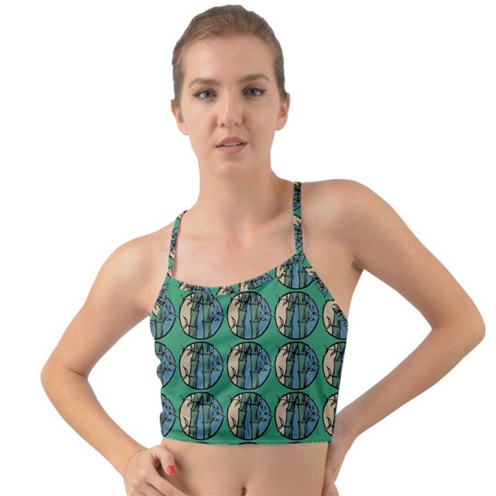 Bamboo Trees - The Asian Forest - Woods Of Asia Mini Tank Bikini Top