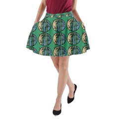 Bamboo Trees - The Asian Forest - Woods Of Asia A-line Pocket Skirt by DinzDas