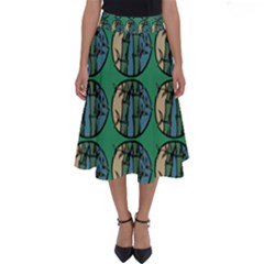 Bamboo Trees - The Asian Forest - Woods Of Asia Perfect Length Midi Skirt by DinzDas