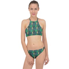 Bamboo Trees - The Asian Forest - Woods Of Asia Racer Front Bikini Set by DinzDas