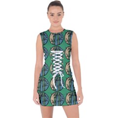 Bamboo Trees - The Asian Forest - Woods Of Asia Lace Up Front Bodycon Dress by DinzDas