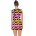 Haha - Nelson Pointing Finger At People - Funny Laugh Lace Up Front Bodycon Dress View2