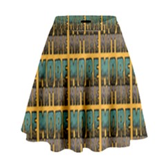 More Nature - Nature Is Important For Humans - Save Nature High Waist Skirt by DinzDas