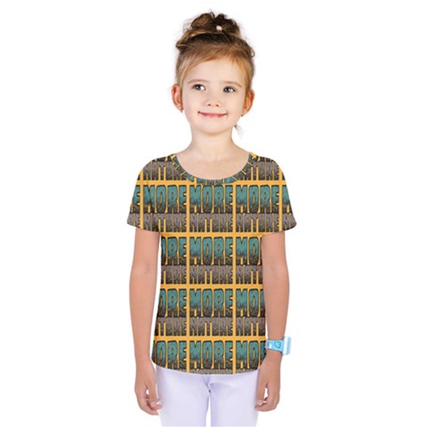 More Nature - Nature Is Important For Humans - Save Nature Kids  One Piece Tee by DinzDas