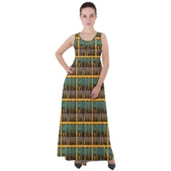 More Nature - Nature Is Important For Humans - Save Nature Empire Waist Velour Maxi Dress by DinzDas