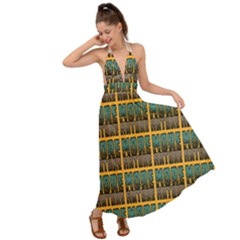 More Nature - Nature Is Important For Humans - Save Nature Backless Maxi Beach Dress