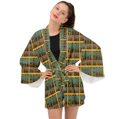 More Nature - Nature Is Important For Humans - Save Nature Long Sleeve Kimono