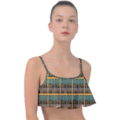 More Nature - Nature Is Important For Humans - Save Nature Frill Bikini Top