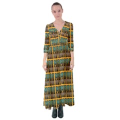 More Nature - Nature Is Important For Humans - Save Nature Button Up Maxi Dress