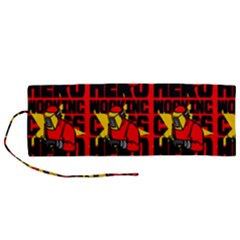 Working Class Hero - Welders And Other Handymen Are True Heroes - Work Roll Up Canvas Pencil Holder (m) by DinzDas