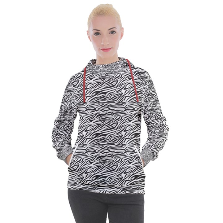 Zebra Pattern - Zebras And Horses - African Animals Women s Hooded Pullover