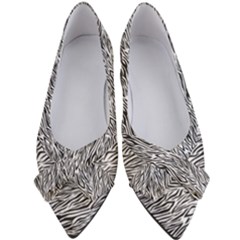 Zebra Pattern - Zebras And Horses - African Animals Women s Bow Heels by DinzDas