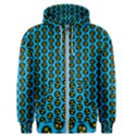 0059 Comic Head Bothered Smiley Pattern Men s Zipper Hoodie View1