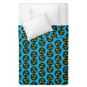 0059 Comic Head Bothered Smiley Pattern Duvet Cover Double Side (Single Size) View1