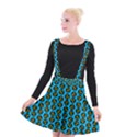 0059 Comic Head Bothered Smiley Pattern Suspender Skater Skirt View1