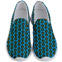 0059 Comic Head Bothered Smiley Pattern Men s Lightweight Slip Ons View1