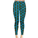 0059 Comic Head Bothered Smiley Pattern Inside Out Leggings View1