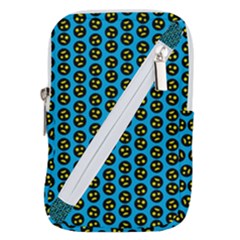 0059 Comic Head Bothered Smiley Pattern Belt Pouch Bag (large) by DinzDas