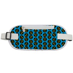 0059 Comic Head Bothered Smiley Pattern Rounded Waist Pouch by DinzDas