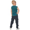 0059 Comic Head Bothered Smiley Pattern Kids  Sport Tank Top View2