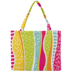 Abstract Lines Mini Tote Bag