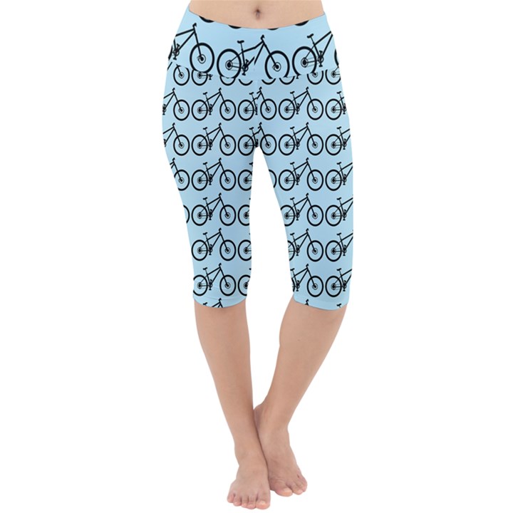 Mountain Bike - Mtb - Hardtail And Dirt Jump Lightweight Velour Cropped Yoga Leggings