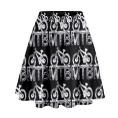 Mountain Bike - Mtb - Hardtail And Dirt Jump 2 High Waist Skirt by DinzDas