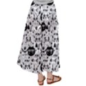 Cute Cat Faces Pattern Satin Palazzo Pants View2