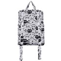 Cute Cat Faces Pattern Buckle Everyday Backpack View3