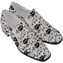 Cute Cat Faces Pattern Women Slip On Heel Loafers View3