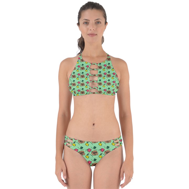 Lady Bug Fart - Nature And Insects Perfectly Cut Out Bikini Set