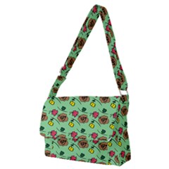 Lady Bug Fart - Nature And Insects Full Print Messenger Bag (m) by DinzDas