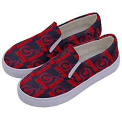 015 Mountain Bike - Mtb - Hardtail And Downhill Kids  Canvas Slip Ons by DinzDas