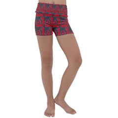 015 Mountain Bike - Mtb - Hardtail And Downhill Kids  Lightweight Velour Yoga Shorts by DinzDas