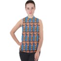 Village Dude - Hillbilly And Redneck - Trailer Park Boys Mock Neck Chiffon Sleeveless Top View1