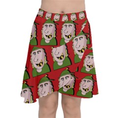 Village Dude - Hillbilly And Redneck - Trailer Park Boys Chiffon Wrap Front Skirt by DinzDas