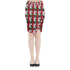 Village Dude - Hillbilly And Redneck - Trailer Park Boys Midi Wrap Pencil Skirt by DinzDas