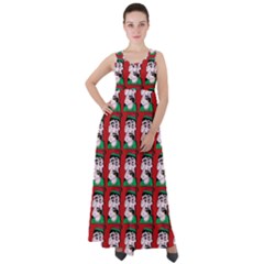 Village Dude - Hillbilly And Redneck - Trailer Park Boys Empire Waist Velour Maxi Dress by DinzDas