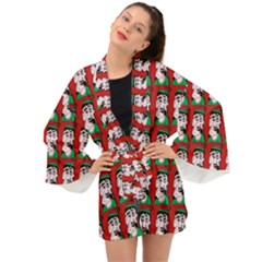 Village Dude - Hillbilly And Redneck - Trailer Park Boys Long Sleeve Kimono by DinzDas