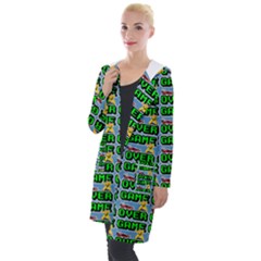 Game Over Karate And Gaming - Pixel Martial Arts Hooded Pocket Cardigan by DinzDas