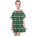 Game Over Karate And Gaming - Pixel Martial Arts Kids  One Piece Chiffon Dress View1