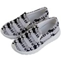 Gloomy Future  - Gas Mask And Pandemic Threat - Corona Times Kids Lightweight Slip Ons View2