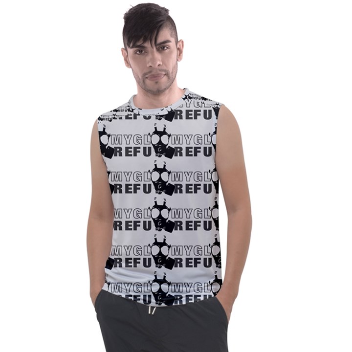 Gloomy Future  - Gas Mask And Pandemic Threat - Corona Times Men s Regular Tank Top