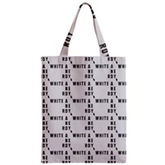 White And Nerdy - Computer Nerds And Geeks Zipper Classic Tote Bag by DinzDas