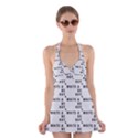 White And Nerdy - Computer Nerds And Geeks Halter Dress Swimsuit  View1