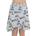 White And Nerdy - Computer Nerds And Geeks Chiffon Wrap Front Skirt View1