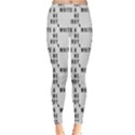 White And Nerdy - Computer Nerds And Geeks Inside Out Leggings View1