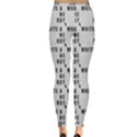 White And Nerdy - Computer Nerds And Geeks Inside Out Leggings View4